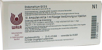 ENDOMETRIUM GL D 5 Ampullen