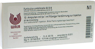 FUNICULUS UMBILICALIS GL D 8 Ampullen
