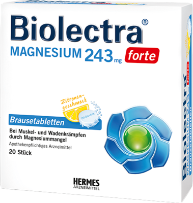 BIOLECTRA Magnesium 243 mg forte Zitrone Br.-Tabl.